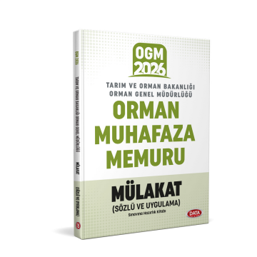 Orman Genel Müdürlüğü Orman Muhafaza Memuru Mülakat Data Yayınları