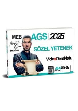 MEB AGS Sözel Yetenek  Video Ders Notu HocaWebde Yayınları