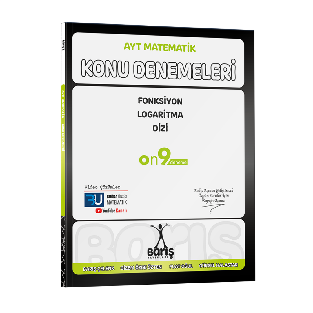 Barış Yayınları AYT Matematik Fonksiyon Logaritma Dizi Konu Denemeleri