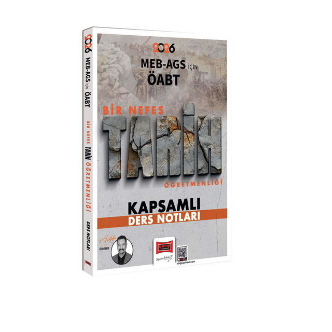 2026 MEB-AGS ÖABT Bir Nefes Tarih Öğretmenliği Kapsamlı Ders Notları Yargı Yayınları