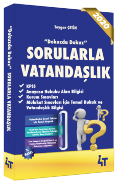4T Yayınları 2020 KPSS Sorularla Vatandaşlık Toygar Çetin