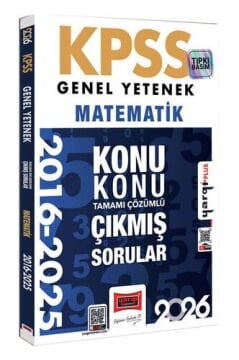 2026 KPSS Genel Yetenek Matematik 2016-2026 Konu Konu Tamamı Çözümlü Çıkmış Sorular Yargı Yayınları