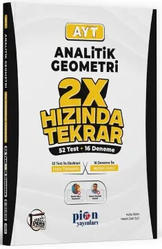 Pion Yayınları AYT Analitik Geometri Ders Platosu 2X Hızında Tekrar