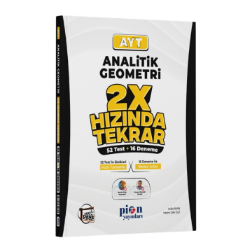 Pion Yayınları AYT Analitik Geometri Ders Platosu 2X Hızında Tekrar