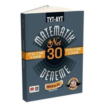 YKS TYT AYT Matematik +30 Net Deneme - Selim Yüksel Bıyıklı Matematik Yayınları