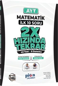 Pion Yayınları AYT Matematik Ders Platosu İlk 10 Soru 2X Hızında Tekrar