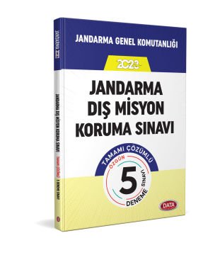 Data Yayınları Jandarma Genel Komutanlığı Dış Misyon Koruma Sınavı Tamamı Çözümlü 5 Deneme Sınavı