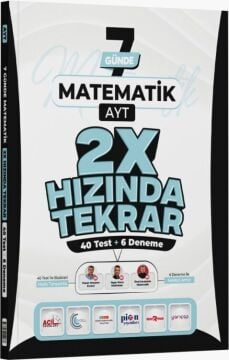 Ders Platosu AYT Matematik 7 Günde 2X Hızında Tekrar Deneme