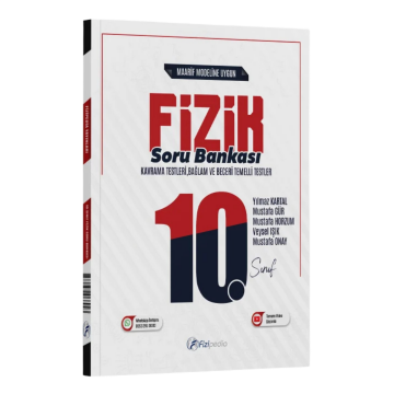 Fizipedia Yayınları 10. Sınıf Fizik Maarif Model Soru Bankası