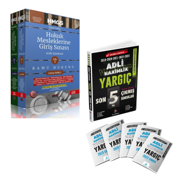 2024 HMGS Hukuk Mesleklerine Giriş Soru Bankası ve Yargıç Adli Hakimlik Son 5 Yıl Çıkmış Sorular Seti
