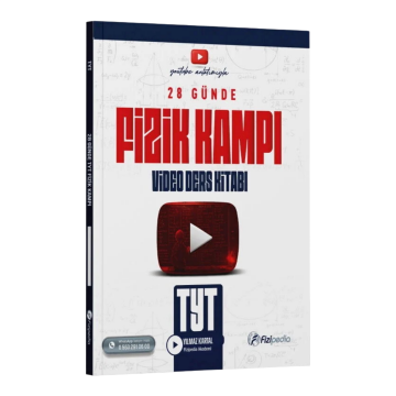 Fizipedia Yayınları TYT 28 Günde Fizik Kampı Video Ders Kitabı