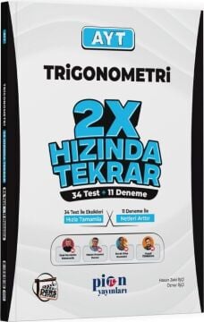 Pion Yayınları AYT Trigonometri Ders Platosu 2X Hızında Tekrar