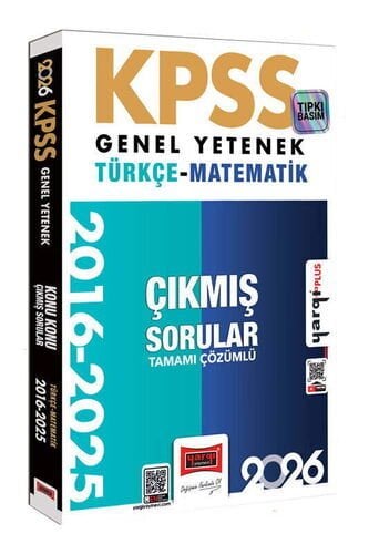 2026 KPSS Genel Yetenek Türkçe-Matematik 2016-2026 Konu Konu Tamamı Çözümlü Çıkmış Sorular Yargı Yayınları