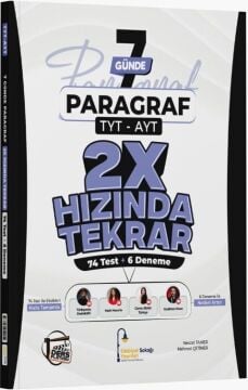Edebiyat Sokağı Yayınları TYT AYT Paragraf Ders Platosu 7 Günde 2X Hızında Tekrar Deneme