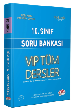 Editör Yayınları 10. Sınıf VIP Tüm Dersler Soru Bankası Mavi Kitap
