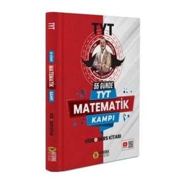 Bıyıklı Matematik Yayınları YKS TYT 55 Günde Matematik Kampı Video Ders Kitabı - Selim Yüksel