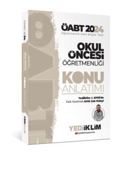 Yediiklim 2024 ÖABT Okul Öncesi Öğretmenliği Konu Anlatımı