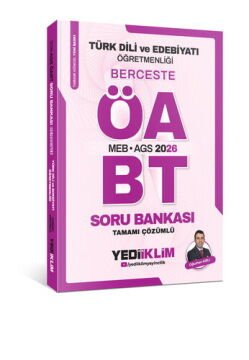 Yediiklim Yayınları 2026 ÖABT MEB-AGS Türk Dili Ve Edebiyatı Öğretmenliği Berceste Tamamı Çözümlü Soru Bankası Oğuzhan KIRLI