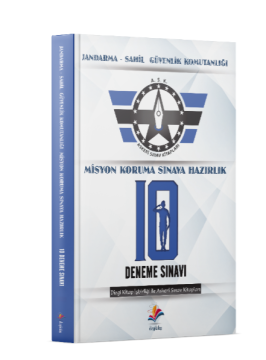 Dizgi Kitap Jandarma-Sahil Güvenlik Komutanlığı Misyon Koruma Sınavı Hazırlık 10 Deneme Sınavı