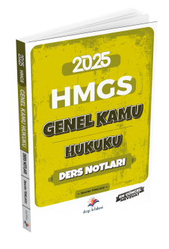 Dizgi Kitap 2025 HMGS Genel Kamu Hukuku Ders Notları