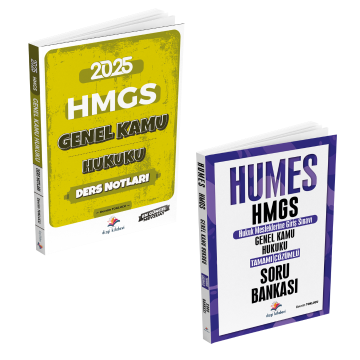 Dizgi Kitap 2025 HMGS Genel Kamu Hukuku Ders Notları ve Humes Tamamı Çözümlü Soru Bankası Seti Devrim Toklucu