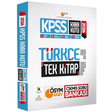 2026 KPSS Kara Kutu Türkçe TEK KİTAP ÖSYM ARŞİV Çıkmış Soru Bankası Konu Özetli Dijital Çözümlü İnformal Yayınları