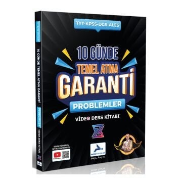 YKS TYT KPSS DGS ALES Problemler Bıyıklı Matematik 10 Günde Temel Atma Garantili Video Ders Kitabı - Selim Yüksel Paraf Yayınları