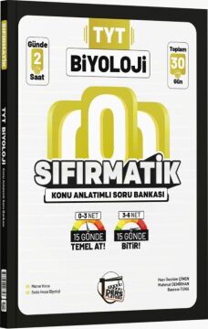 Ders Platosu TYT Biyoloji Sıfırmatik Konu Anlatımlı Soru Bankası