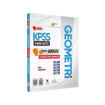 2026 KPSS GEOMETRİnin Kara Kutusu ÖSYM Çıkmış Soru Havuzu Bankası Konu Özetli Video/PDF Çözümlü İnformal Yayınları