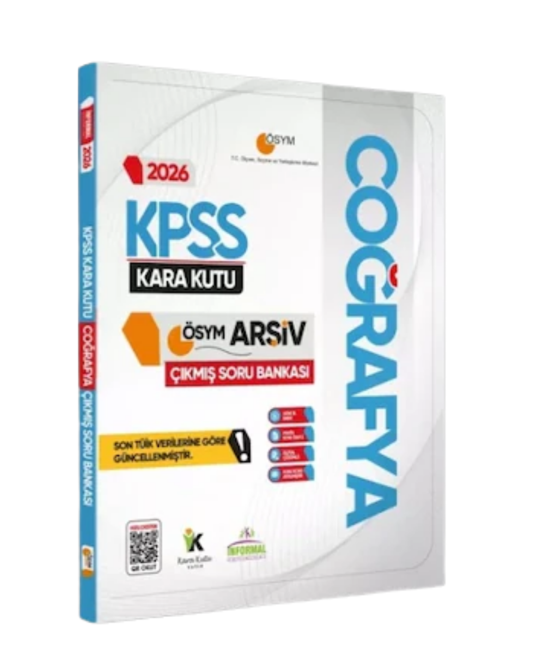 2026 KPSS COĞRAFYA’nın Kara Kutusu ÖSYM Çıkmış Soru Havuzu Bankası Konu Özetli Dijital Çözümlü İnformal Yayınları