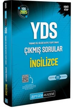 2025 YDS İngilizce Çıkmış Sorular Pegem Yayınları