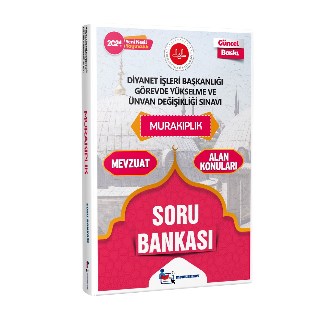 Diyanet İşleri Başkanlığı Gys ve Uds Murakıplık Soru Bankası 2024 Memur Sınav