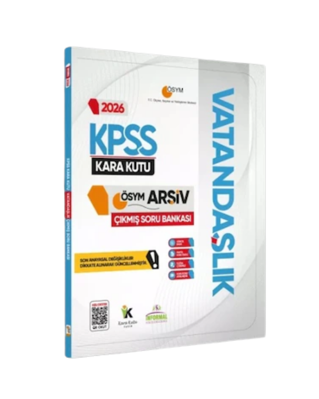 2026 KPSS VATANDAŞLIK Kara Kutu ÖSYM Çıkmış Soru Havuzu Bankası Konu Özetli Dijital Çözümlü İnformal Yayınları