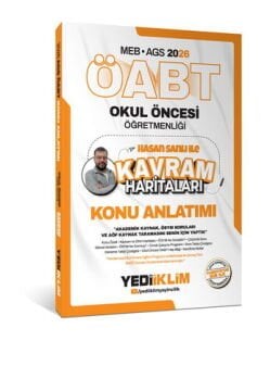 2026 MEB AGS ÖABT Okul Öncesi Öğretmenliği Hasan Sanlı İle Kavram Haritaları Konu Anlatımı Yediiklim Yayınları