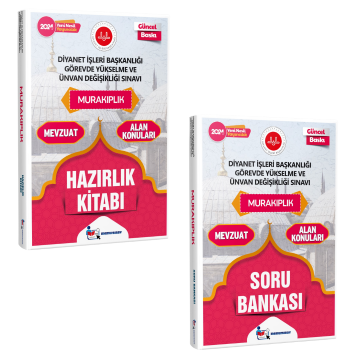 2024 Diyanet İşleri Başkanlığı Gys ve Uds Murakıplık Hazırlık Kitabı ve Soru Bankası Seti Memur Sınav