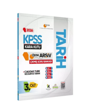 2026 KPSS Tarihin Kara Kutusu 3.Cilt ÖSYM Çıkmış Soru Havuzu Bankası Konu Özetli Dijital Çözümlü İnformal Yayınları