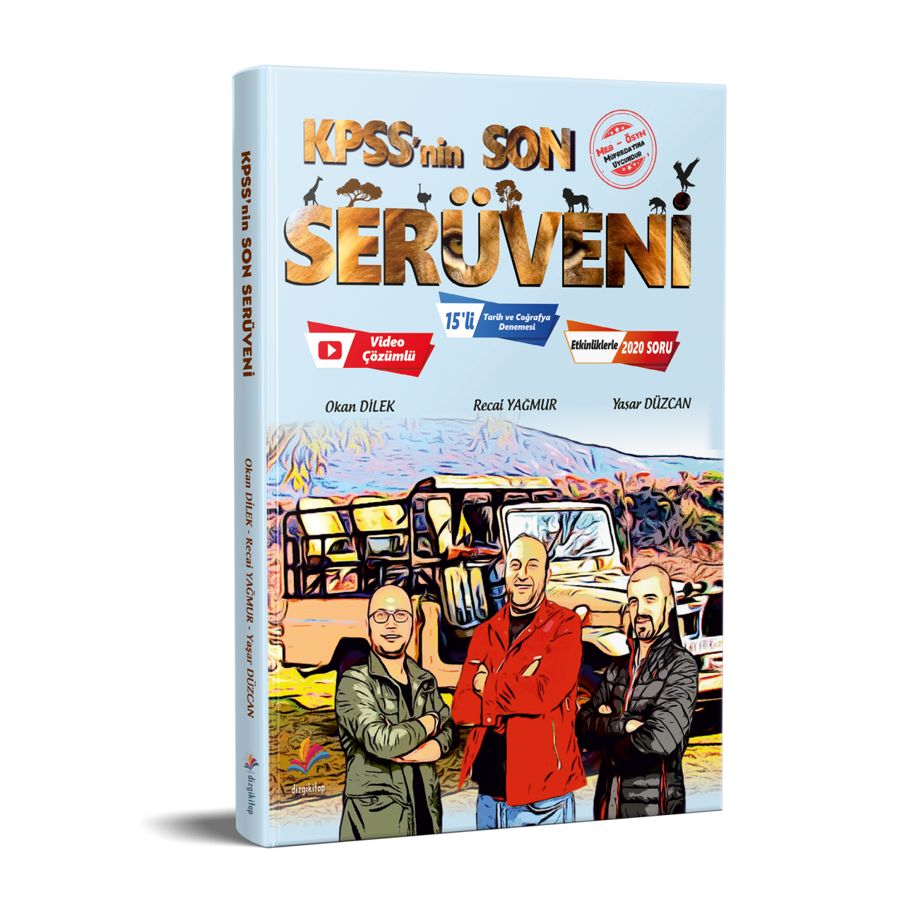 Dizgi Kitap 2026 KPSS'nin Son Serüveni Etkinliklerle Tarih-Coğrafya 2020 Soru Recai Yağmur-Okan Dilek-Yaşar Düzcan