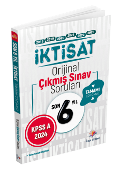 Dizgi Kitap KPSS A İktisat Son 6 Yıl Tamamı Çözümlü Orijinal Çıkmış Sorular 2024