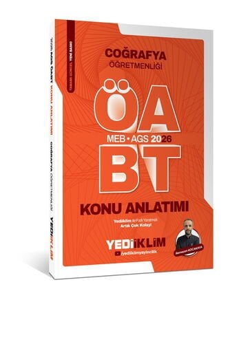 2026 MEB AGS ÖABT Coğrafya Öğretmenliği Konu Anlatımı Yediiklim Yayınları