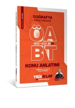 2026 MEB AGS ÖABT Coğrafya Öğretmenliği Konu Anlatımı Yediiklim Yayınları