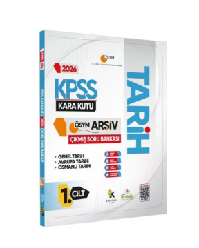 2026 KPSS Tarihin Kara Kutusu 1.Cilt ÖSYM Çıkmış Soru Havuzu Bankası Konu Özetli Dijital Çözümlü İnformal Yayınları