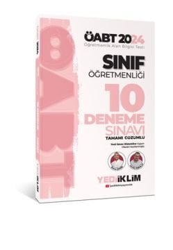 Yediiklim Yayınları 2024 ÖABT Sınıf Öğretmenliği Tamamı Çözümlü 10 Deneme Sınavı