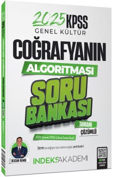 İndeks Akademi 2025 KPSS Coğrafyanın Algoritması Soru Bankası Çözümlü -  Alican Demir İndeks Akademi Yayıncılık