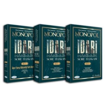 Monopol Yayınları İdari Hâkimlik Açıklamalı Soru Bankası 13. Baskı (Cilt 1-2-3)