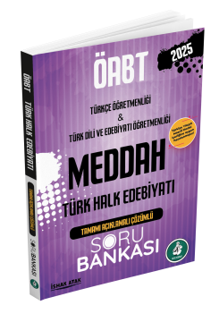 Meddah Türk Halk Edebiyatı Tamamı Çözümlü Soru Bankası - İshak Atak Atak Yayınları