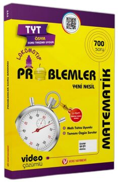 Veri Yayınları YKS TYT Matematik Problemler Lokomotif Soru Bankası Video Çözümlü Veri Yayınları