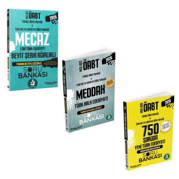 2026 Meb Ags ÖABT Mecaz Eski Türk Edebiyatı Beyit Şerhi Ağırlıklı Soru Bankası & 750 Soruda Yeni Türk Edebiyatı Soru Bankası & Meddah Türk Halk Edebiyatı Soru Bankası İshak Atak - Atak Yayınları Seti