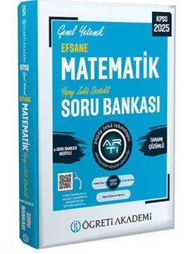 2025 KPSS Matematik Genel Yetenek Efsane Tamamı Çözümlü Soru Bankası