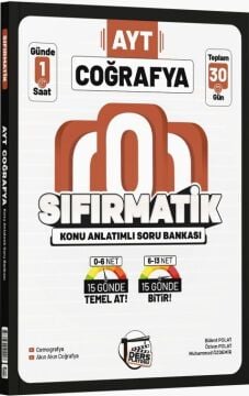 Ders Platosu AYT Coğrafya Sıfırmatik Konu Anlatımlı Soru Bankası