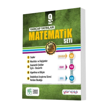 YarıÇap Yayınları 9. Sınıf Matematik Seti